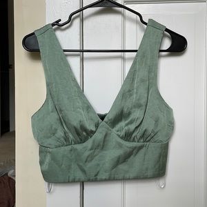 Lulus Green Cropped Tank